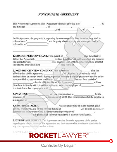 Noncompete Agreement document preview