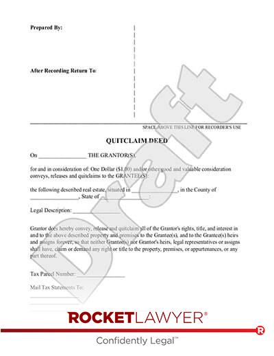 Quitclaim Deed document preview