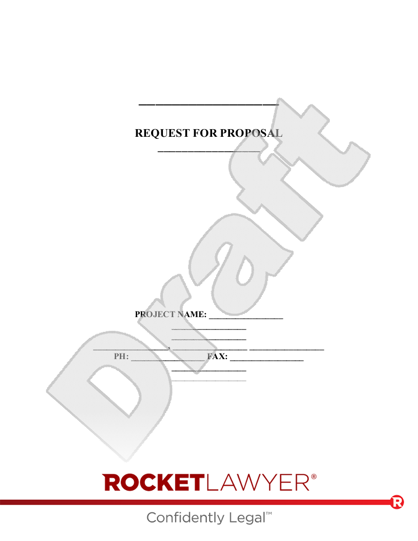 Request for Proposal (RFP) document preview