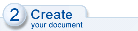 Create your legal document.