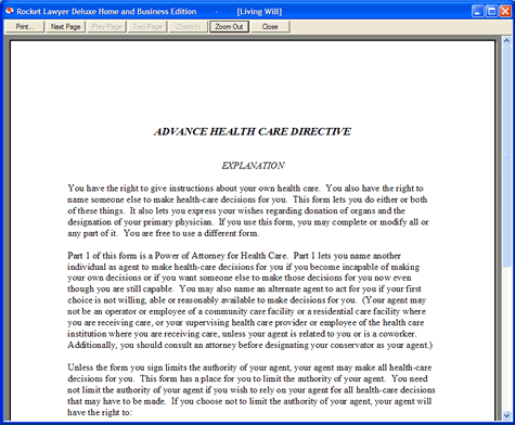 Legal Document Preview