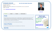 Create your FREE legal profile at RocketLawyer.com!