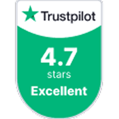 Trustpilot badge showing a 4.7-star "Excellent" rating.