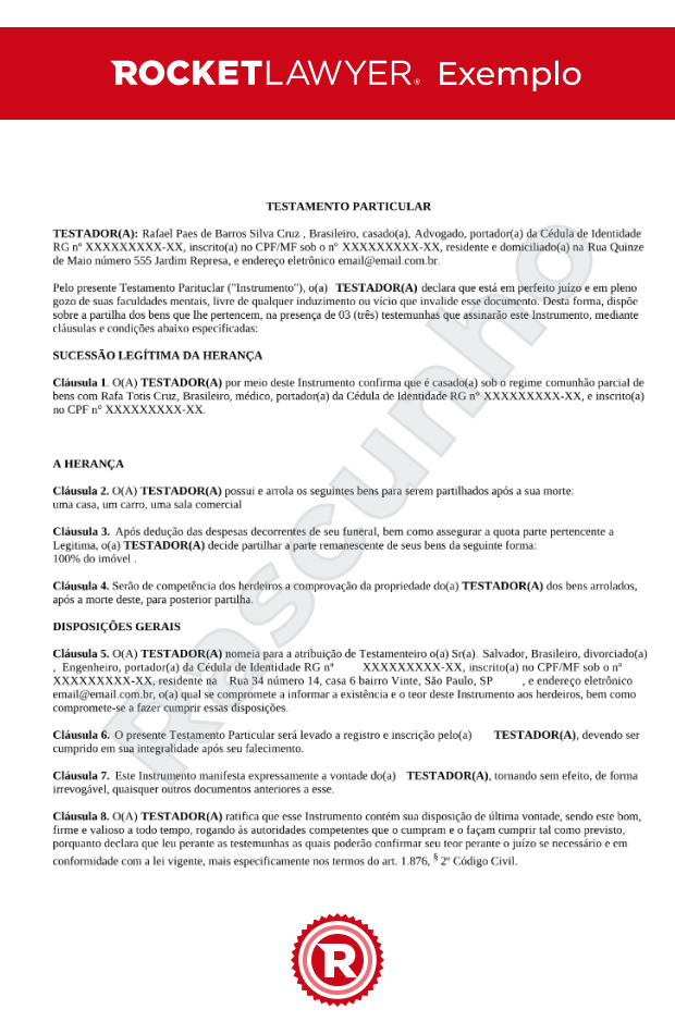 Testamento Particular