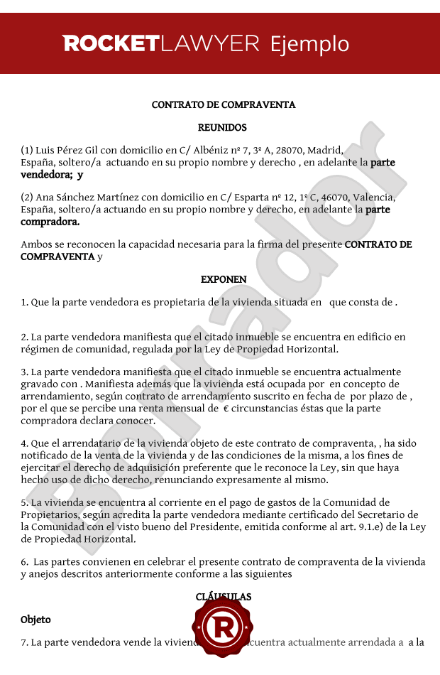 Introducir 75 Imagen Modelo De Contrato De Compraventa De Casa