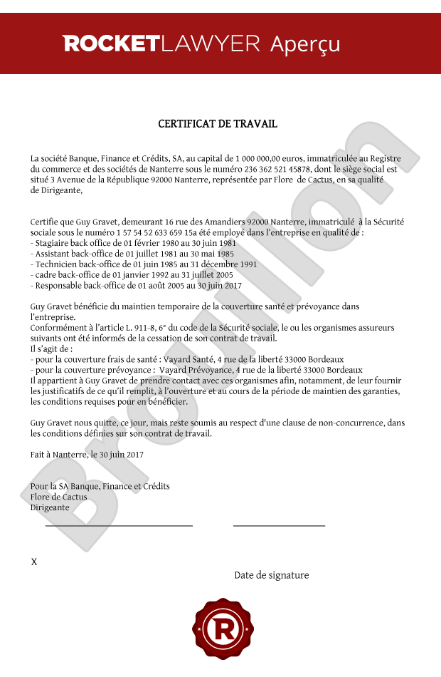 Certificat coupons gratuits