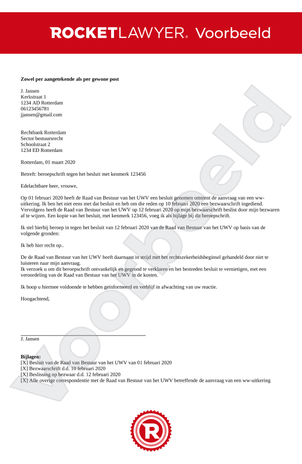 Beroepschrift