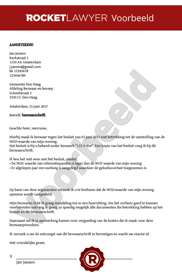 Stel gemakkelijk een bezwaarschrift op