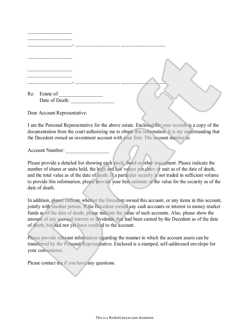 Sample Broker Confirmation Letter Template