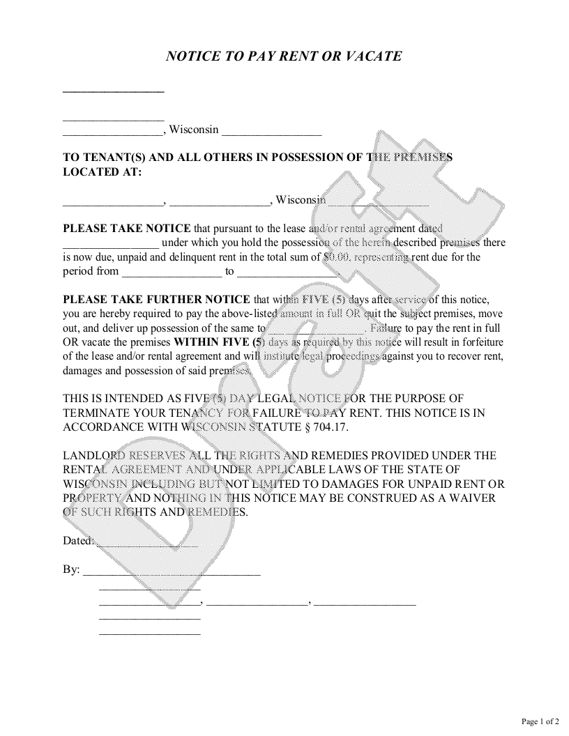 minnesota template foir eviction notice minnesota template foir eviction notice