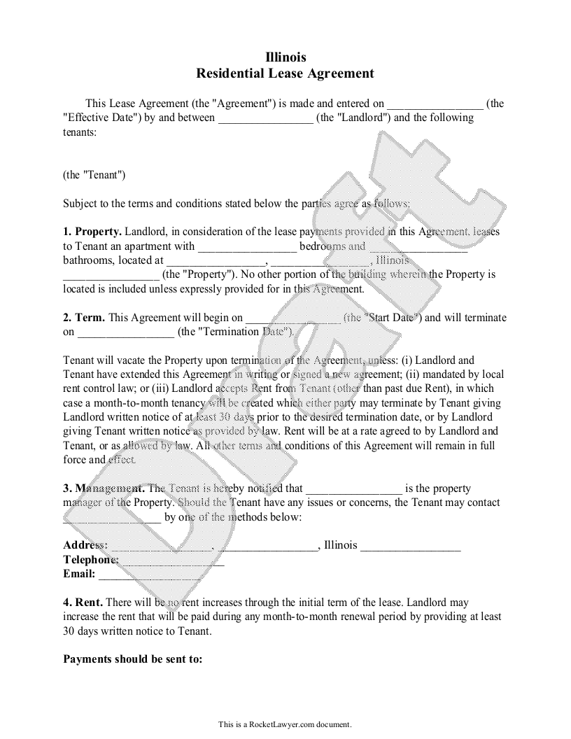 lease agreement illinois template lease agreement illinois template
