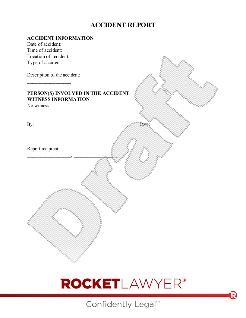 Accident Report document preview