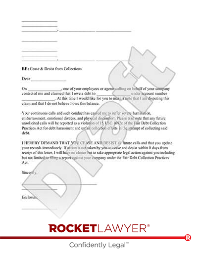 Free Cease Desist Letter Template Faqs Rocket Lawyer