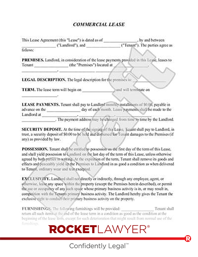 Start Your Commercial Lease Agreement