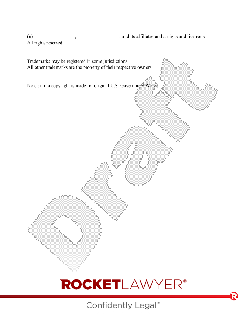 Copyright Notice document preview