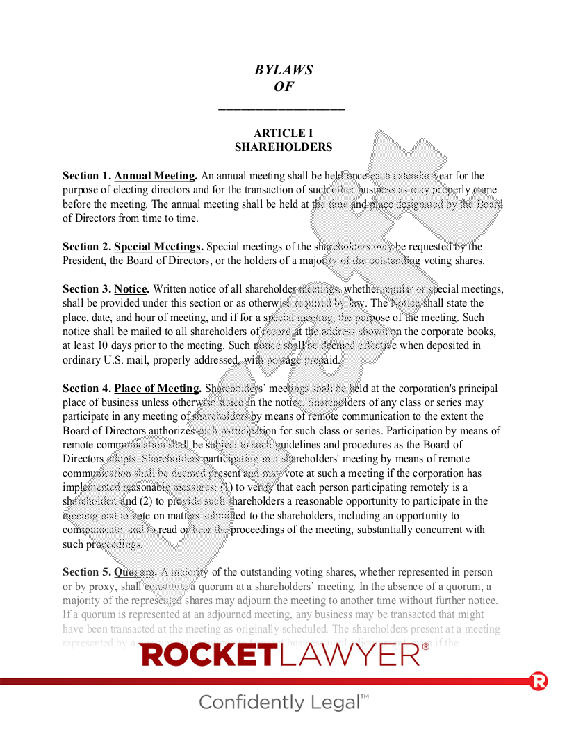 Start Update A Business Legal Documents Advice Rocket Lawyer