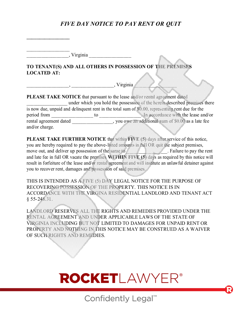 free-virginia-eviction-notice-template-rocket-lawyer