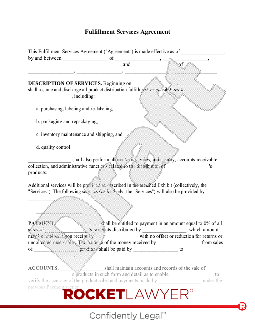 offset agreement template