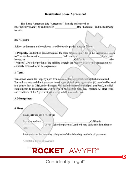 Lease Agreement document preview