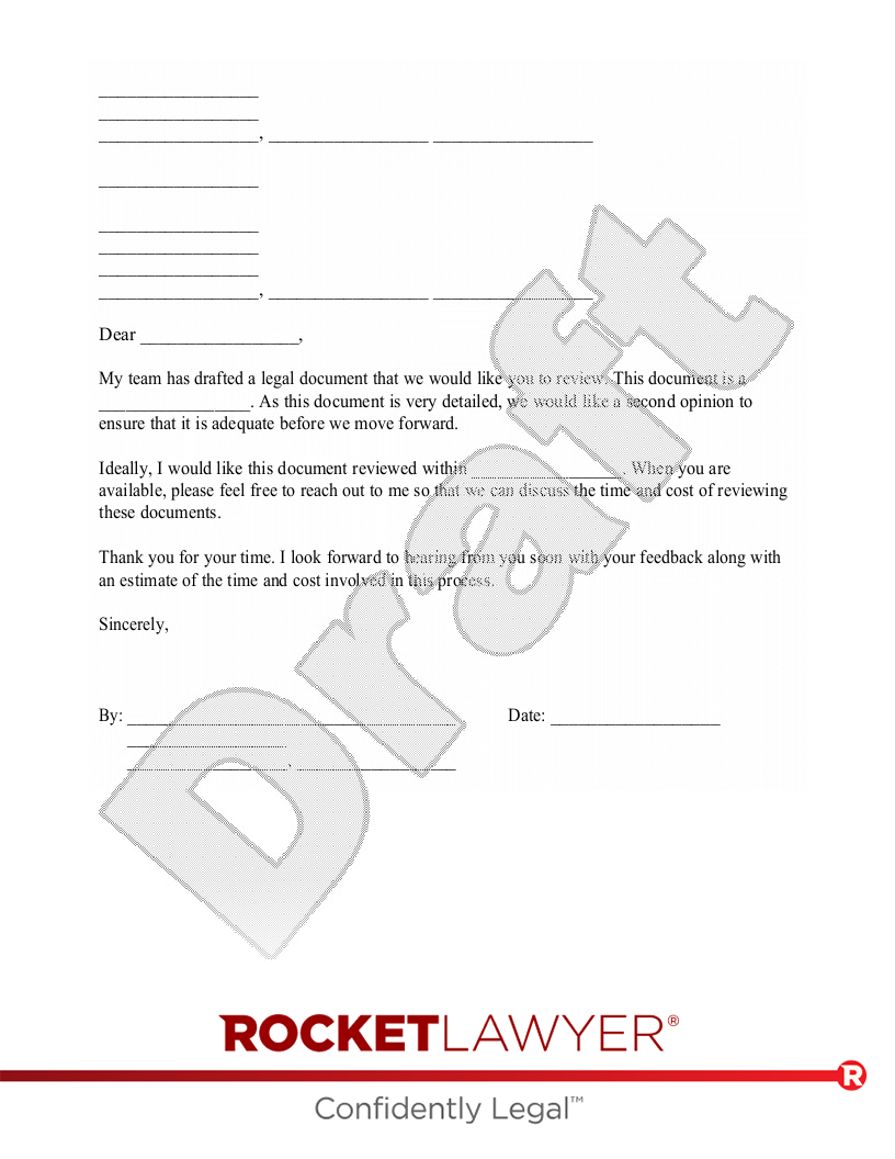 Legal Document Review Request document preview