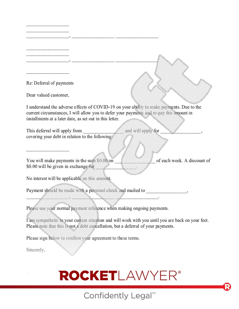 Payment Plan document preview