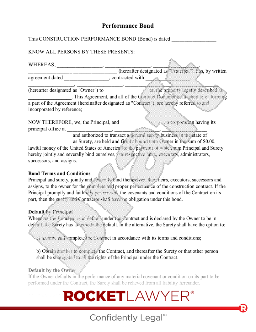 Bond Agreement Template bond-agreement-template