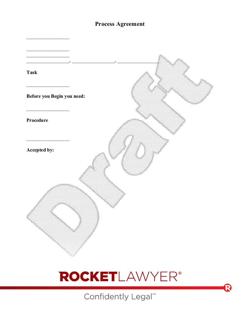 Process Agreement document preview