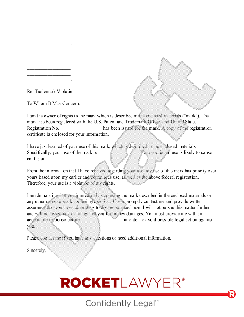 Law Firm Letter Template
