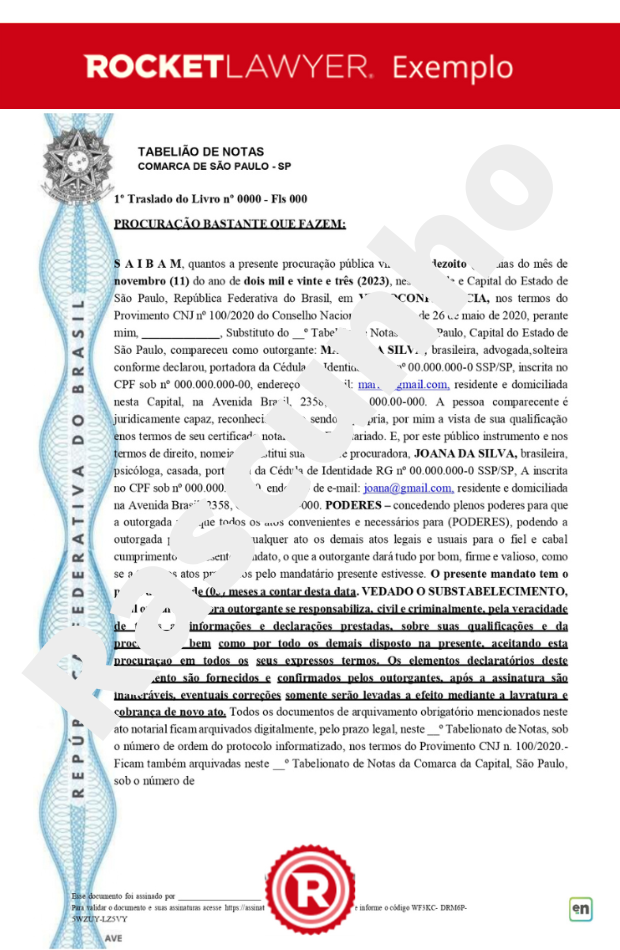 Procuração Pública: INSS