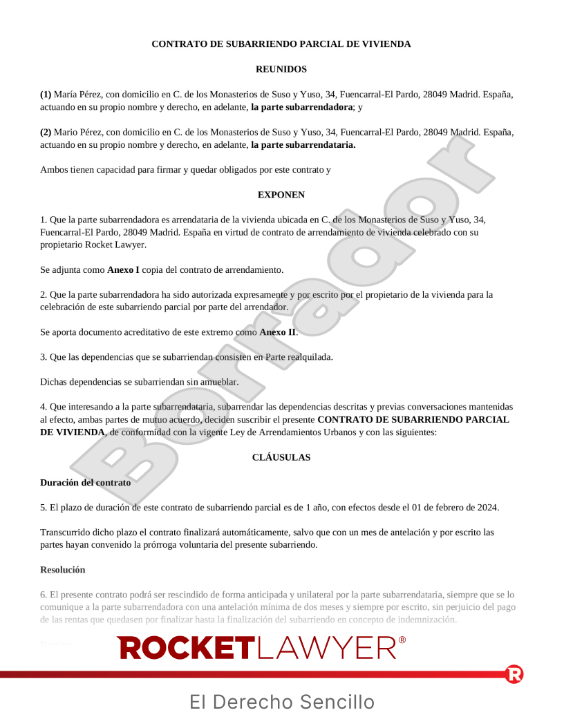 Comunicar fallecimiento arrendatario Vista previa del documento