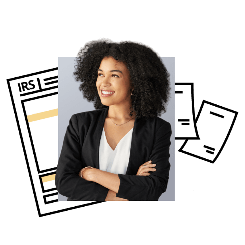 Woman with arms crossed