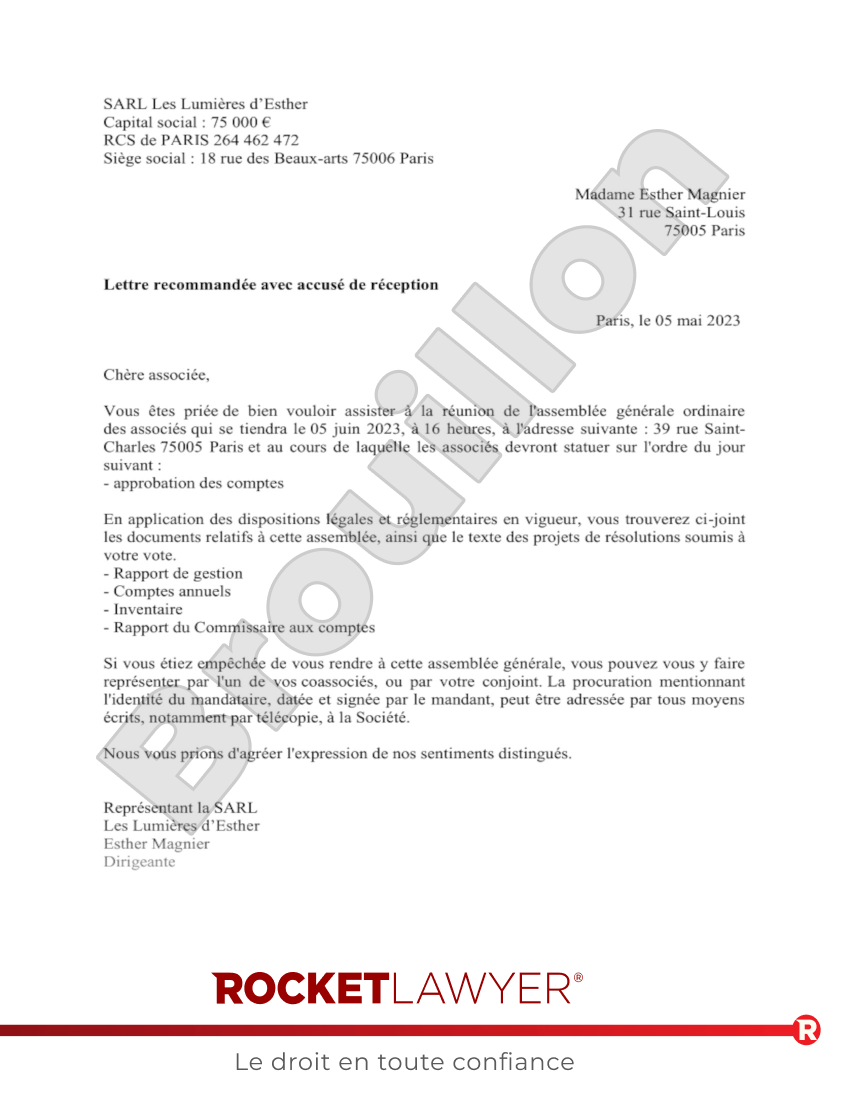 Convocation à l