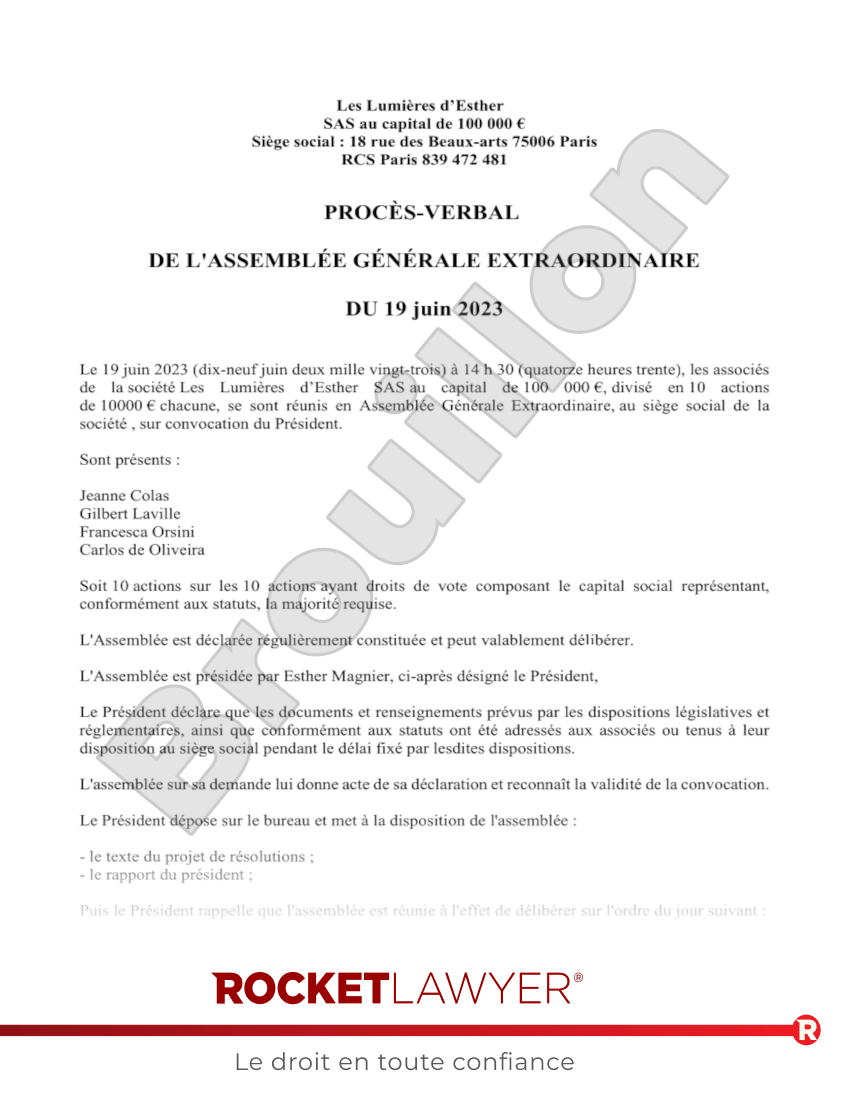 Dissolution d’une SAS : les Etapes et Procédures à Suivre Aperçu du document