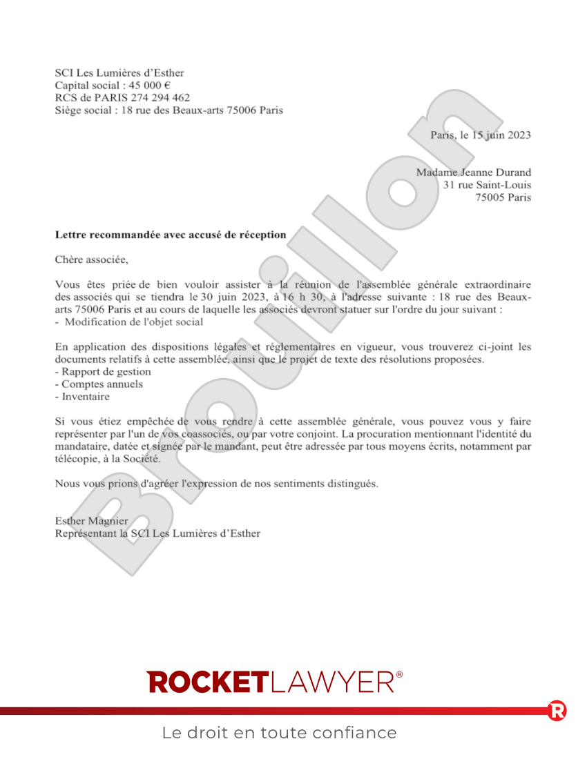 Modification des Statuts de votre SCI : Tout ce qu'il faut Savoir Aperçu du document