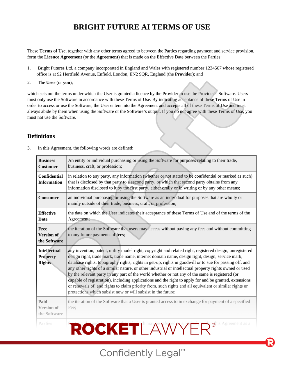AI Terms of Service document preview