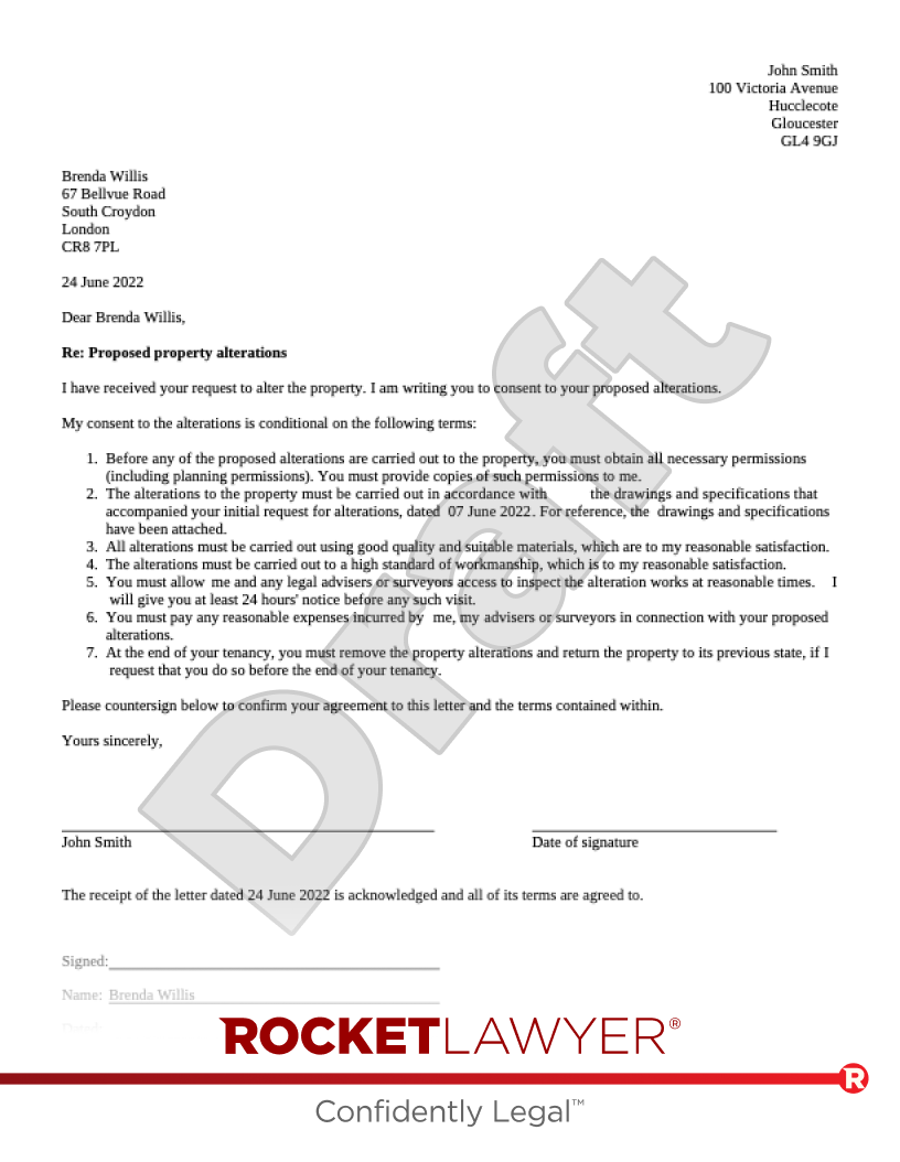 Consent Letter Template Infoupdate