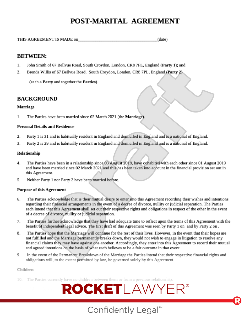 postnuptial-agreement-template-faqs-rocket-lawyer-uk