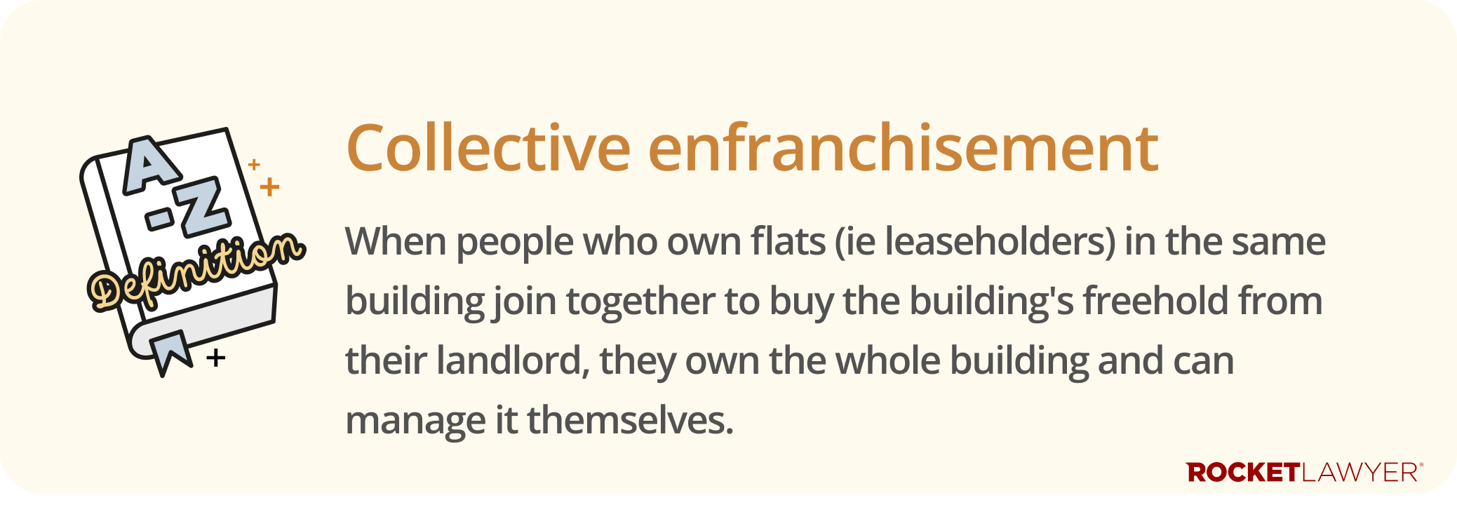 Infographic defining collective enfranchisement