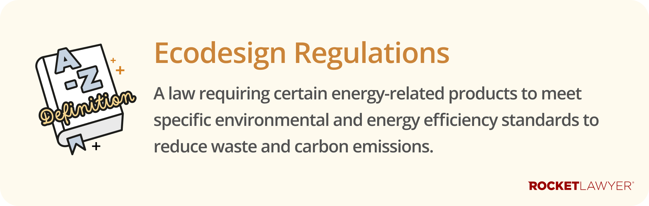 Infographic defining Ecodesign Regulations