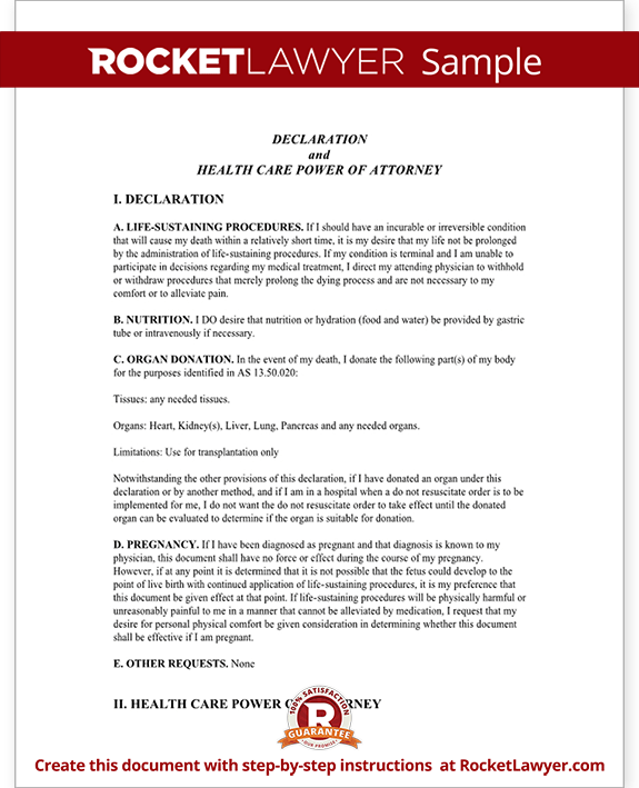 Sample Alaska Living Will Form Template Sample Alaska Living Will Form Template