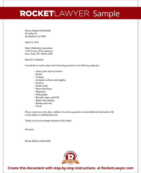 Sample Direct Mail Advertising Request Form Template Sample Direct Mail Advertising Request Form Template