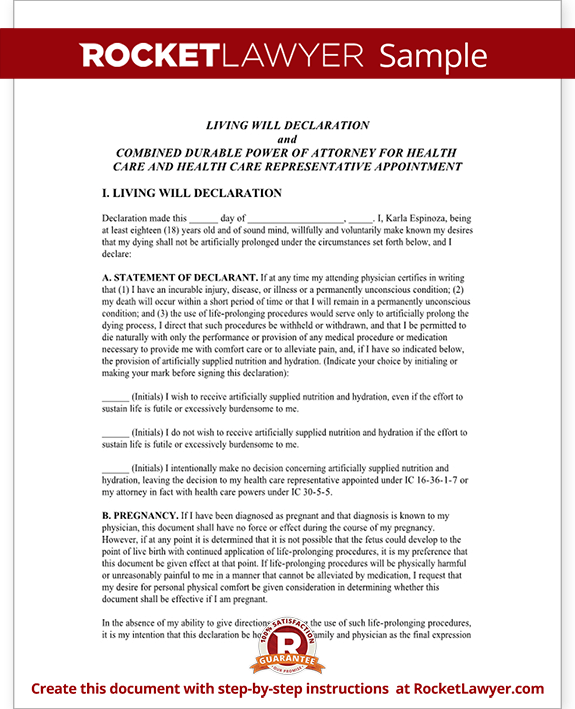 Indiana Living Will Form Printable Printable Forms Free Online Indiana Living Will Form Printable Printable Forms Free Online