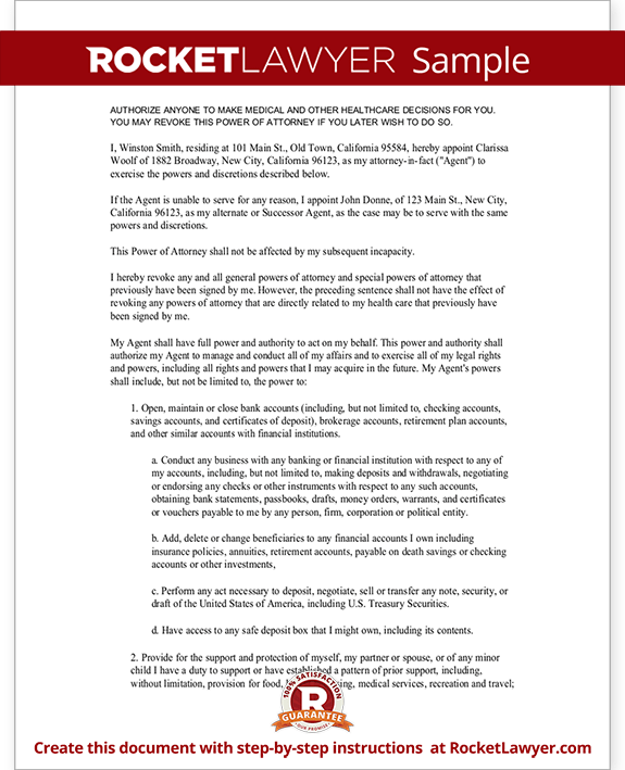 Sample LGBT Power of Attorney Form Template Sample LGBT Power of Attorney Form Template