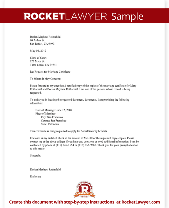 Request Marriage or Divorce Documents Form Template Request Marriage or Divorce Documents Form Template
