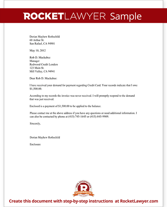 Response to Payment Request Form Template Response to Payment Request Form Template
