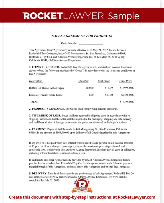 Sales Agreement Form Template Sales Agreement Form Template