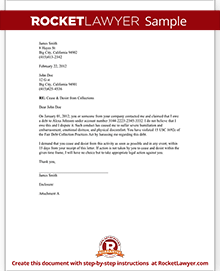 Response To Cease And Desist Letter Template from www.rocketlawyer.com