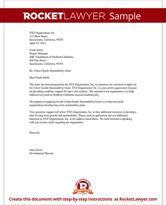 Letter of Intent for Business, Purchase - Sample, Template Letter of Intent for Business, Purchase - Sample, Template