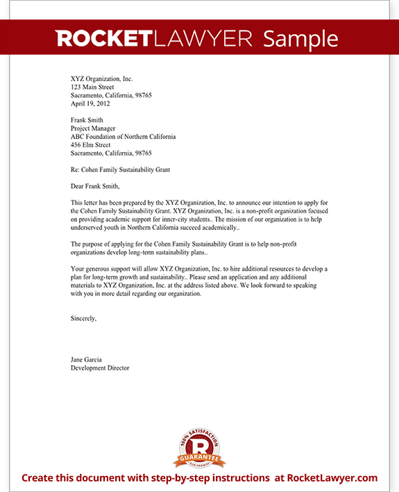 Business Purchase Letter Of Intent Template