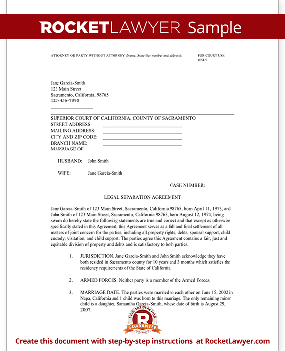 5 LEGAL SEPARATION FORM NEW YORK STATE PDF DOC FREE DOWNLOAD